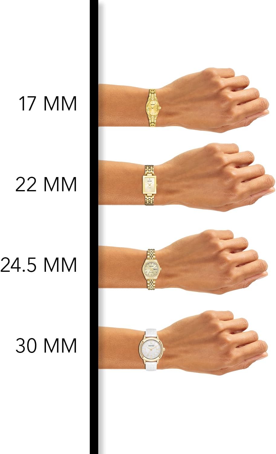 Armitron Reloj de pulsera con cristales para mujer