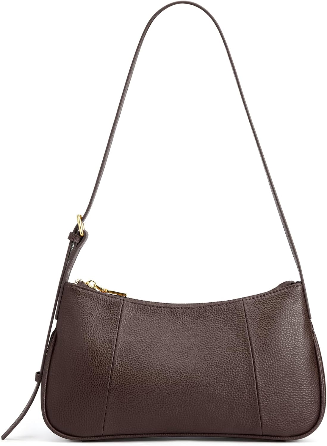 Kattee Bolso de hombro pequeño para mujer, bolso de mano de cuero Crescent