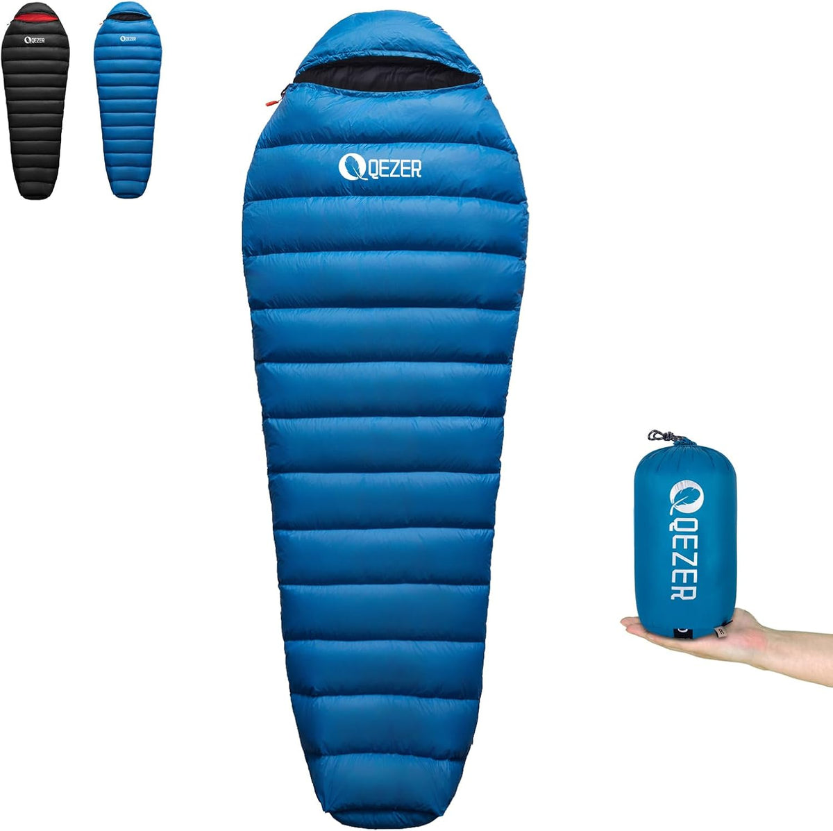 Saco de Dormir para Adultos 0 Grados - Trekking con Clima Frío