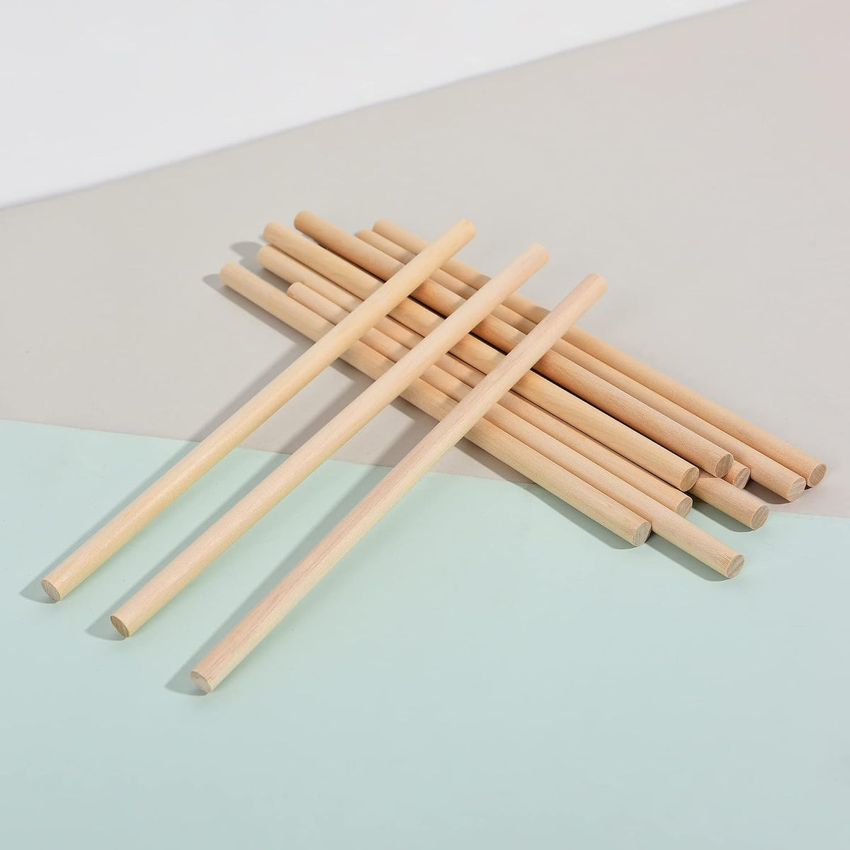 60 palos de ritmo para niños a granel, 12 pulgadas de madera Lummi Sticks música aula instrumentos de percusión