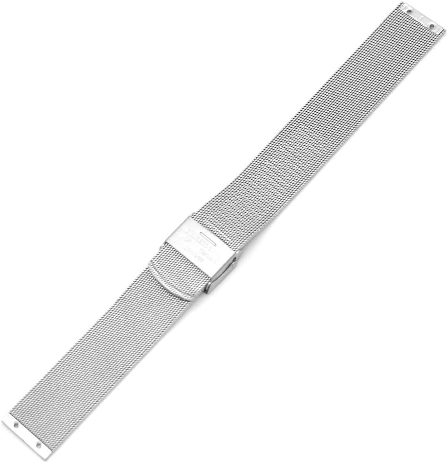 Reemplazo de correa de reloj de acero inoxidable de atornillado de 0.709 in para Skagen