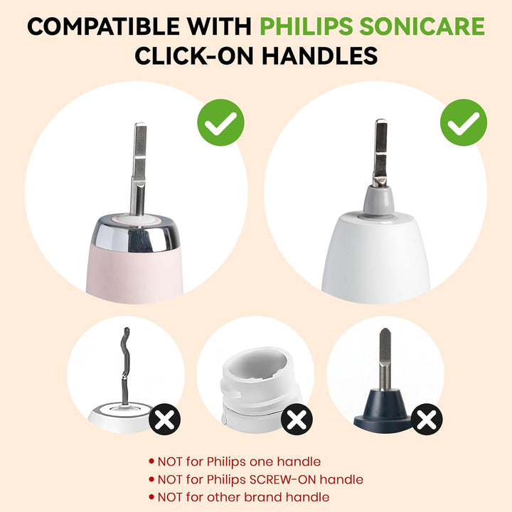 PONPACE Cabezales de repuesto compatibles con Philips Sonicare, man...