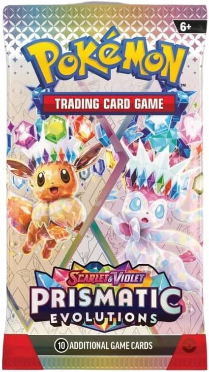 Pokemon TCG: Paquete de refuerzo de evoluciones prismáticas escarla...