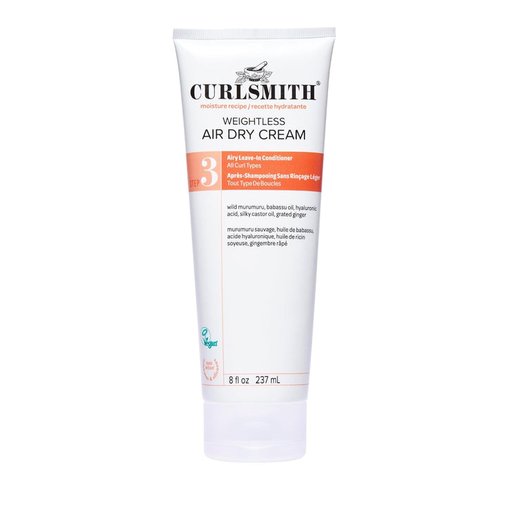 CURLSMITH Weightless Air Dry Cream for Hair, Hydrating and Detangli...