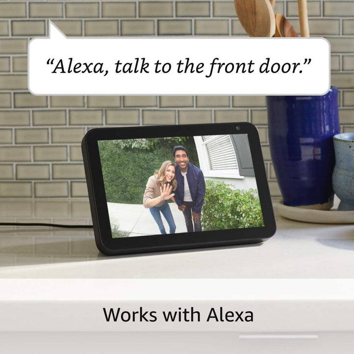 Ring Video Doorbell Wired, Audio bidireccional, detección de movimi...