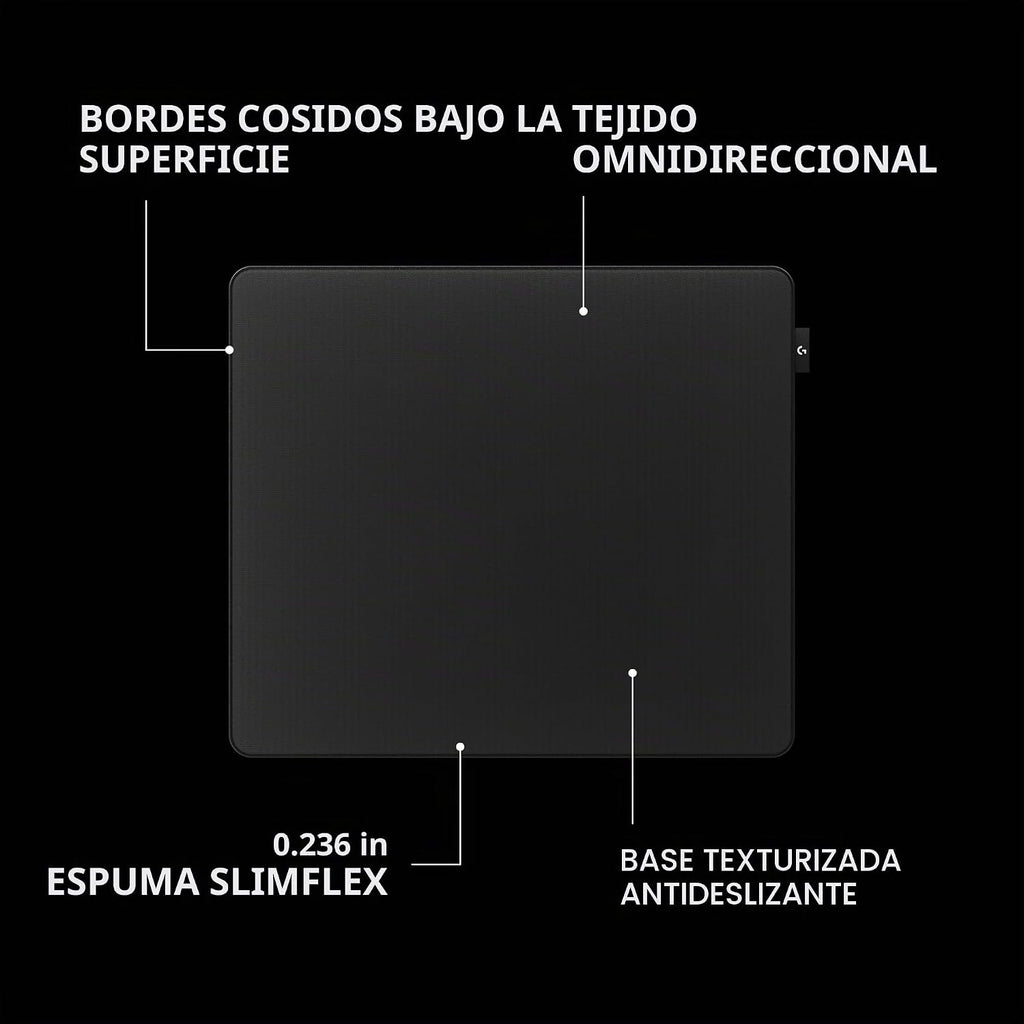 Logitech G PRO X Control - Alfombrilla de ratón para juegos, tamaño grande