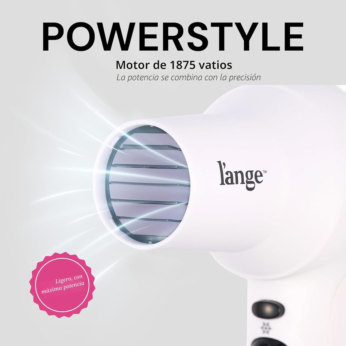 L'ANGE HAIR Secador de pelo iónico PowerStyle Turbo | 1875W de...
