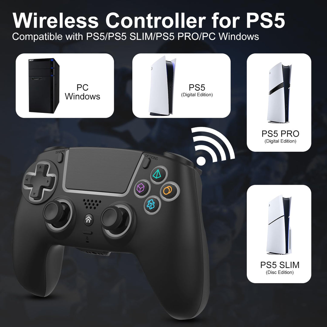 ADHJIE Controlador inalámbrico para PS5 controlador