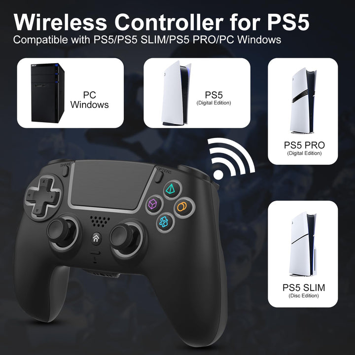 ADHJIE Controlador inalámbrico para PS5 controlador