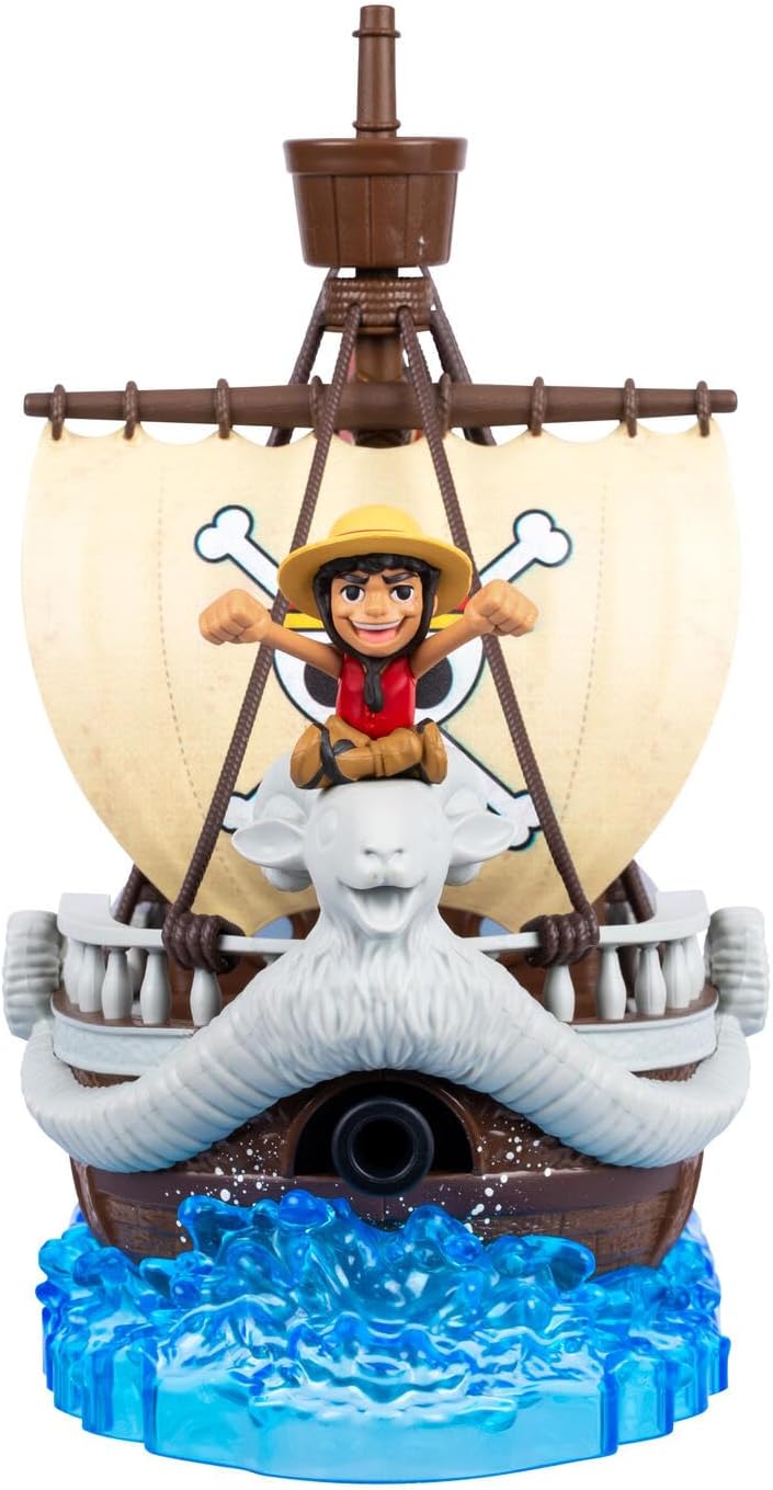 One Piece Going Merry Deluxe - Figura de acción de Luffy
