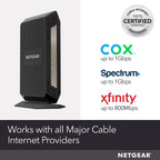 NETGEAR - Módem de cable compatible con todos los