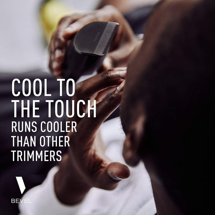 Bevel Recortadora de barba para hombres - Edición Black, recortador...