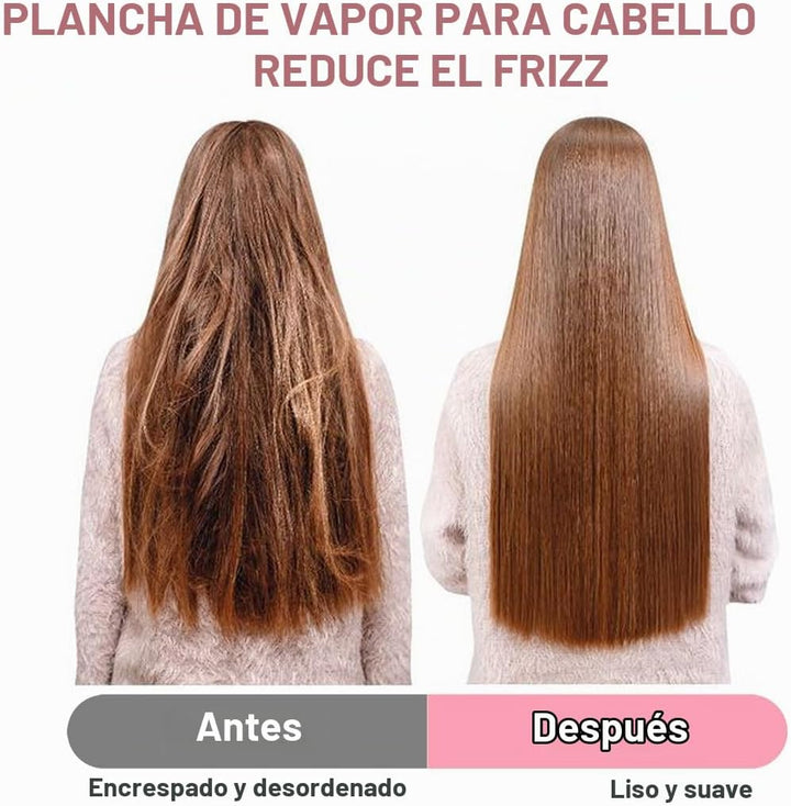 Caliber VaPURE - Plancha de pelo ultrasónica infrarroja, placas de...