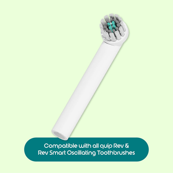 quip Rev - Cabezales de cepillo de dientes eléctricos oscilantes, p...