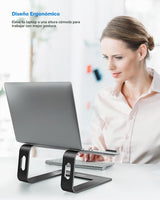 Nulaxy - Soporte para laptop, soporte de computadora de aluminio er...