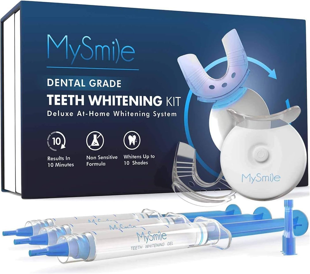 Kit de blanqueamiento de dientes MySmile con luz LED, blanqueador r...