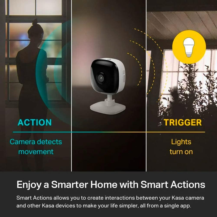 Kasa Smart - Cámara de seguridad para monitor de bebé, cámara inter...