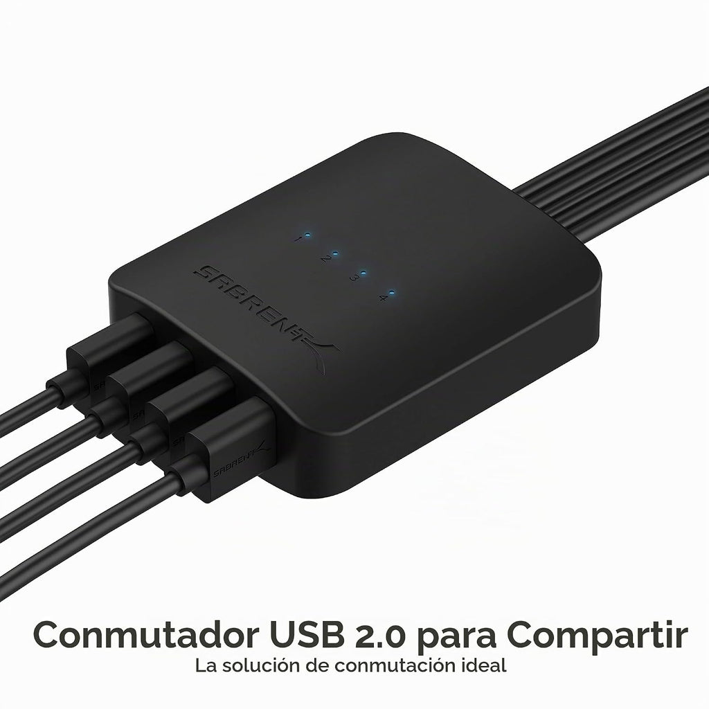 SABRENT, USB-USS4, hub USB 2.0