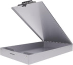 Saunders Redi-Rite Portapapeles de almacenamiento de aluminio, tamaño carta, color plateado