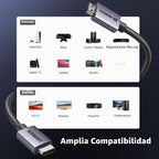 UGREEN Cable HDMI 2.1 8K 48Gbps 26 pies, cable HDMI de ultra alta velocidad