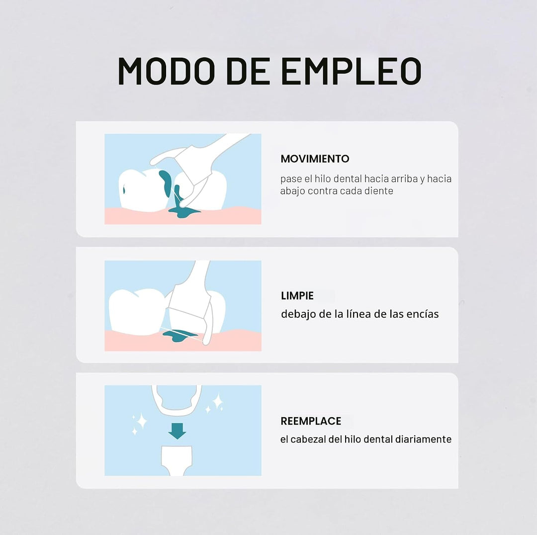 REACH Cabezales de recambio para hilo dental Ultraclean Access, men...