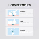 REACH Cabezales de recambio para hilo dental Ultraclean Access, men...