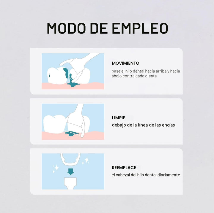 REACH Cabezales de recambio para hilo dental Ultraclean Access, men...