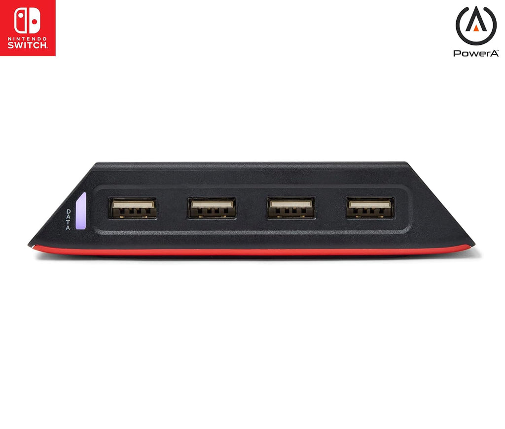 PowerA, NSAC0245-01, hub USB 2.0 de 4 puertos