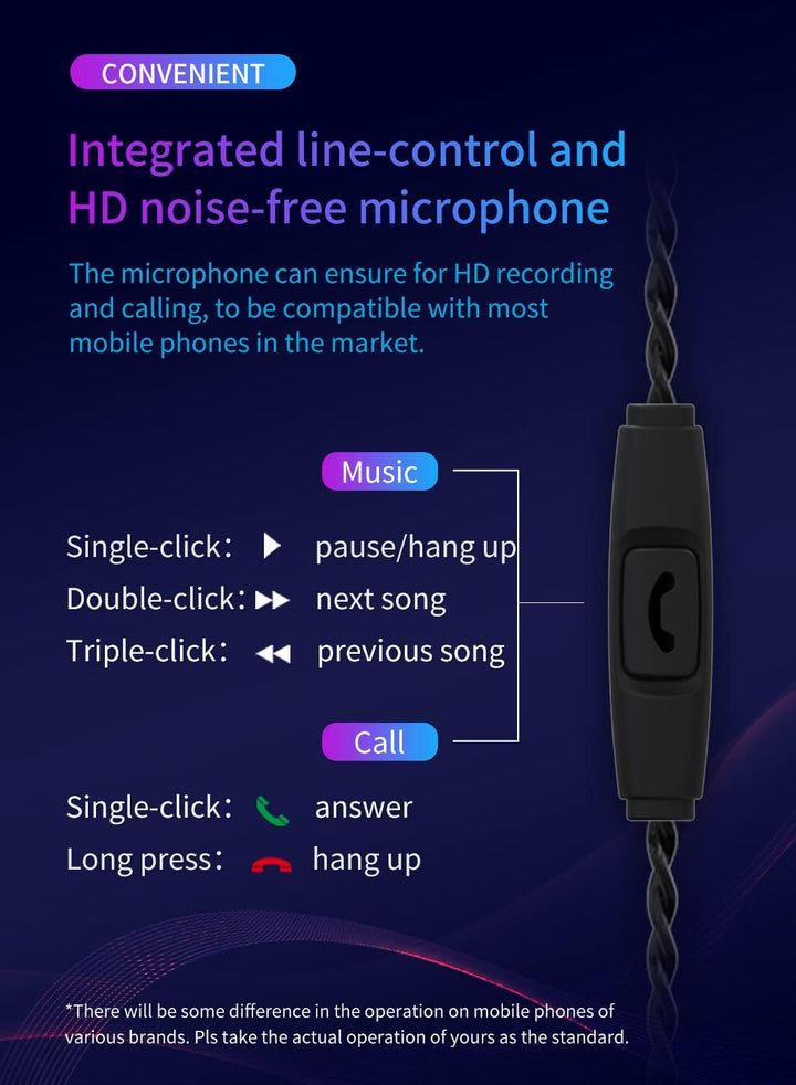 YINYOO KBEAR Storm - Auriculares intrauditivos profesionales para m...