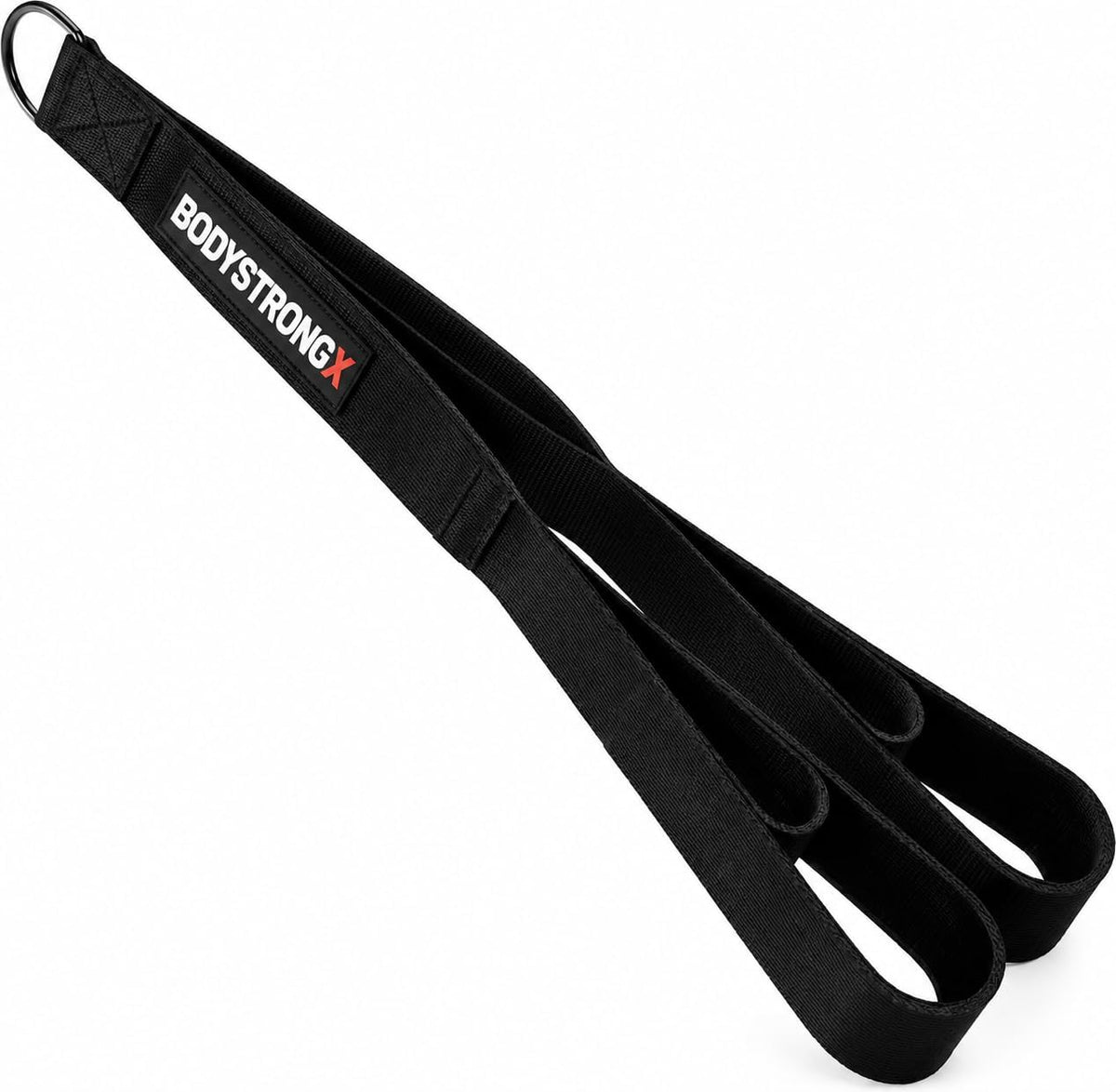 Accesorio de cable de cuerda de tríceps para gimnasio doméstico y comercial, cuerda trenzada resistente con extremos de goma, accesorio desplegable de tríceps de longitud múltiple para