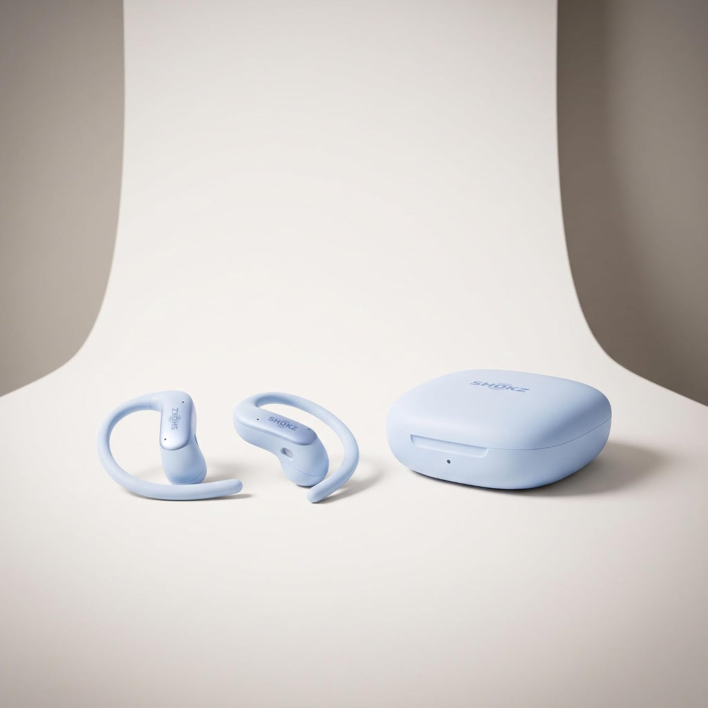 SHOKZ OpenFit Air 2, auriculares abiertos, color negro, resistente al agua