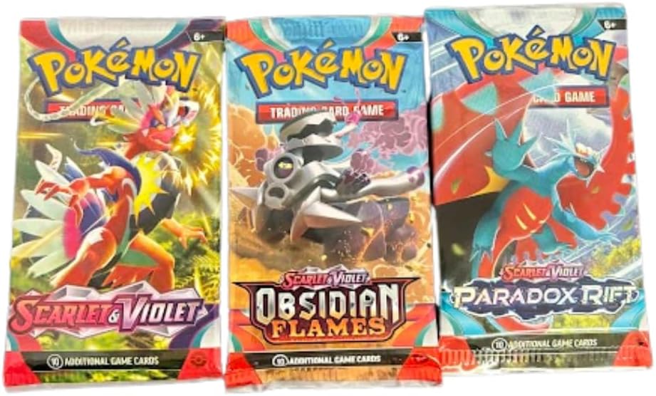 Pokemon TCG Lote sellado de 3 paquetes de refuerzo 30