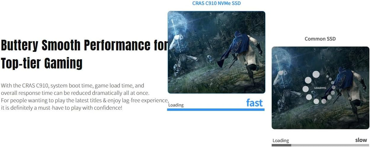 KLEVV CRAS C910 1TB M.2 2280 NVMe PCIe Gen4x4 SSD interno para lapt...