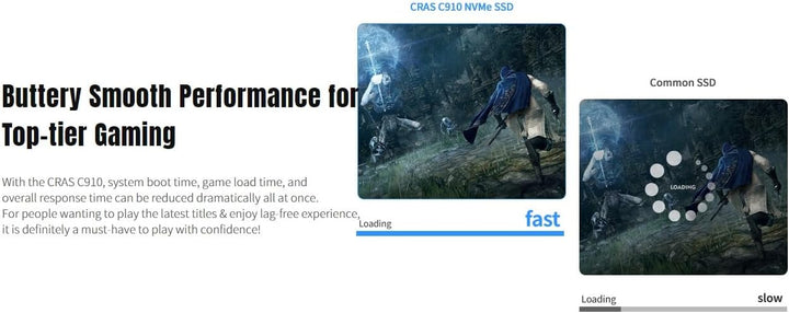 KLEVV CRAS C910 1TB M.2 2280 NVMe PCIe Gen4x4 SSD interno para lapt...