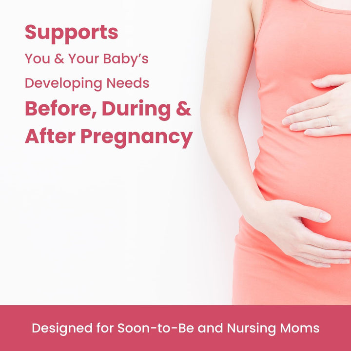 Mother's Promise Multivitamínico prenatal y posnatal para mujer...