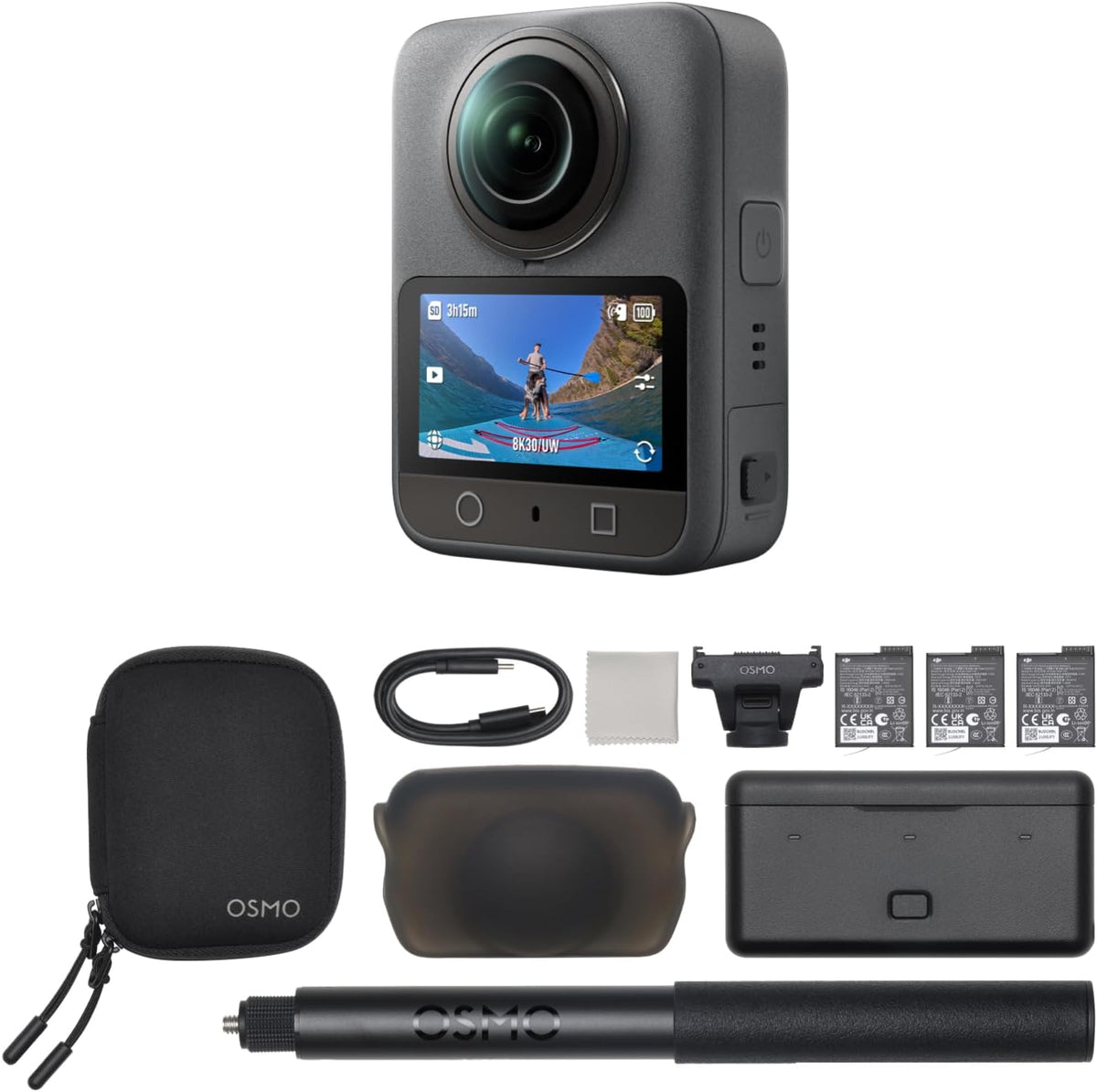 DJI Osmo 360 Adventure Combo, cámara de acción 360