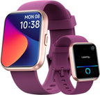 Fitpolo Relojes inteligentes para hombres/mujeres, 1.8 pulgadas Alexa incorporado reloj de seguimiento de fitness con llamadas Bluetooth, IP68 impermeable, frecuencia cardíaca, sueño, spO2/estrés, 110 modos deportivos para Android y iPhone