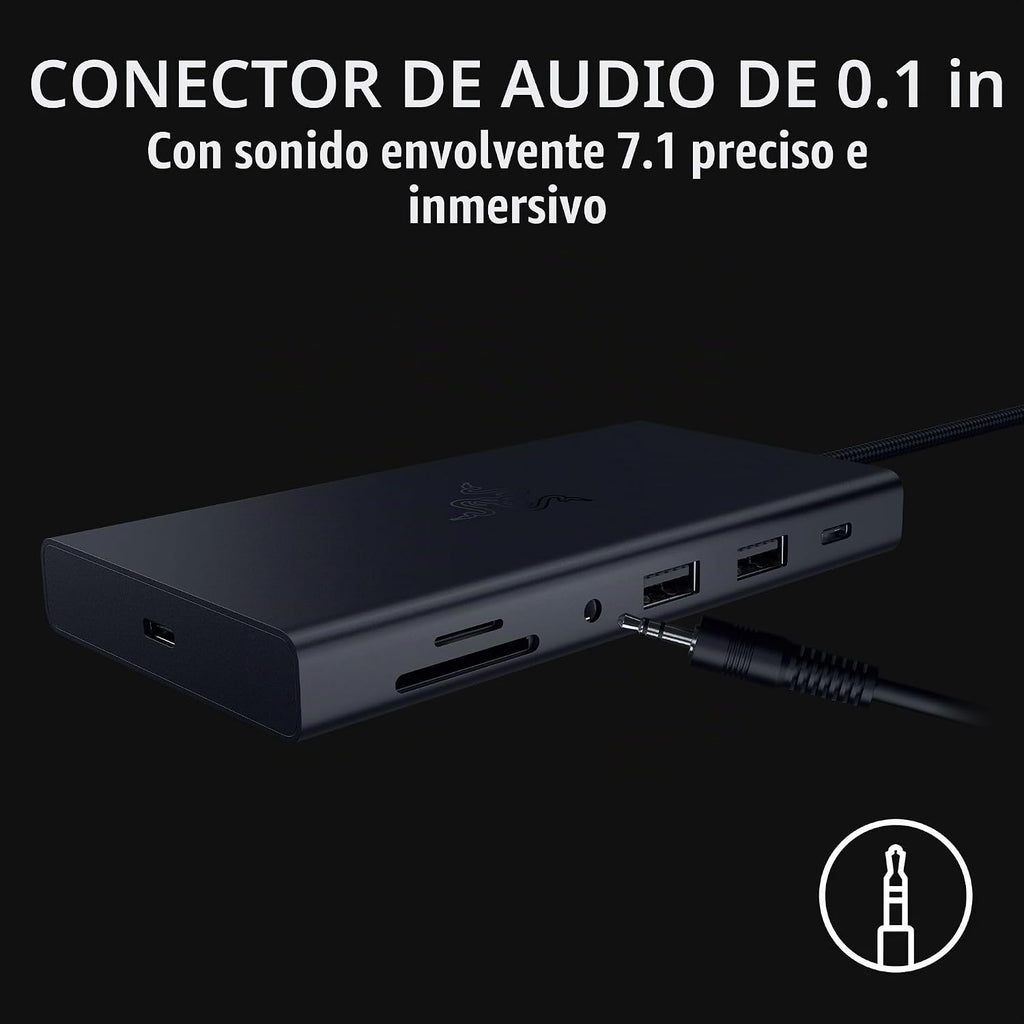 Razer Estación de carga de viaje USB-C Dock de 11 puertos para Windows, Mac