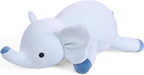 Animales de peluche de elefante con peso de 24 pulgadas, 4.2 libras, felpa azul con peso para niños, adultos, niños y niñas, lindo juguete de almohada suave para Navidad, San Valentín