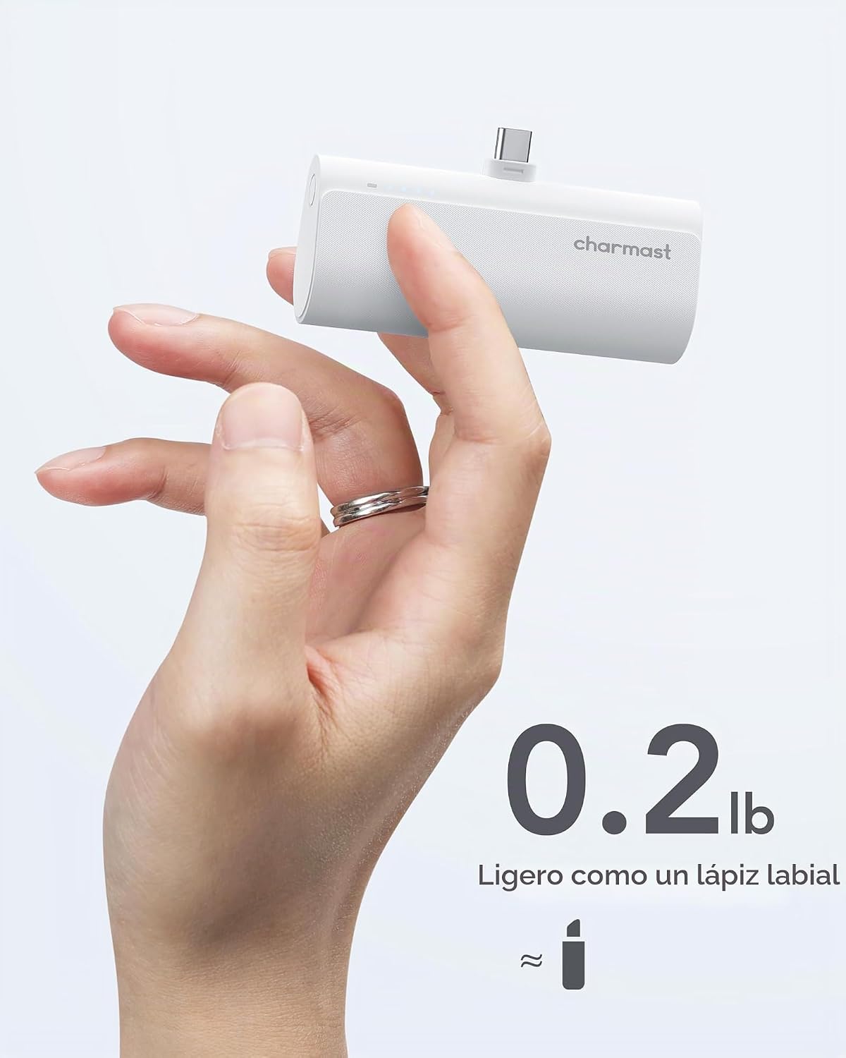 Cargador portátil charmast USB C para iPhone 17\/16\/15, paquete de...