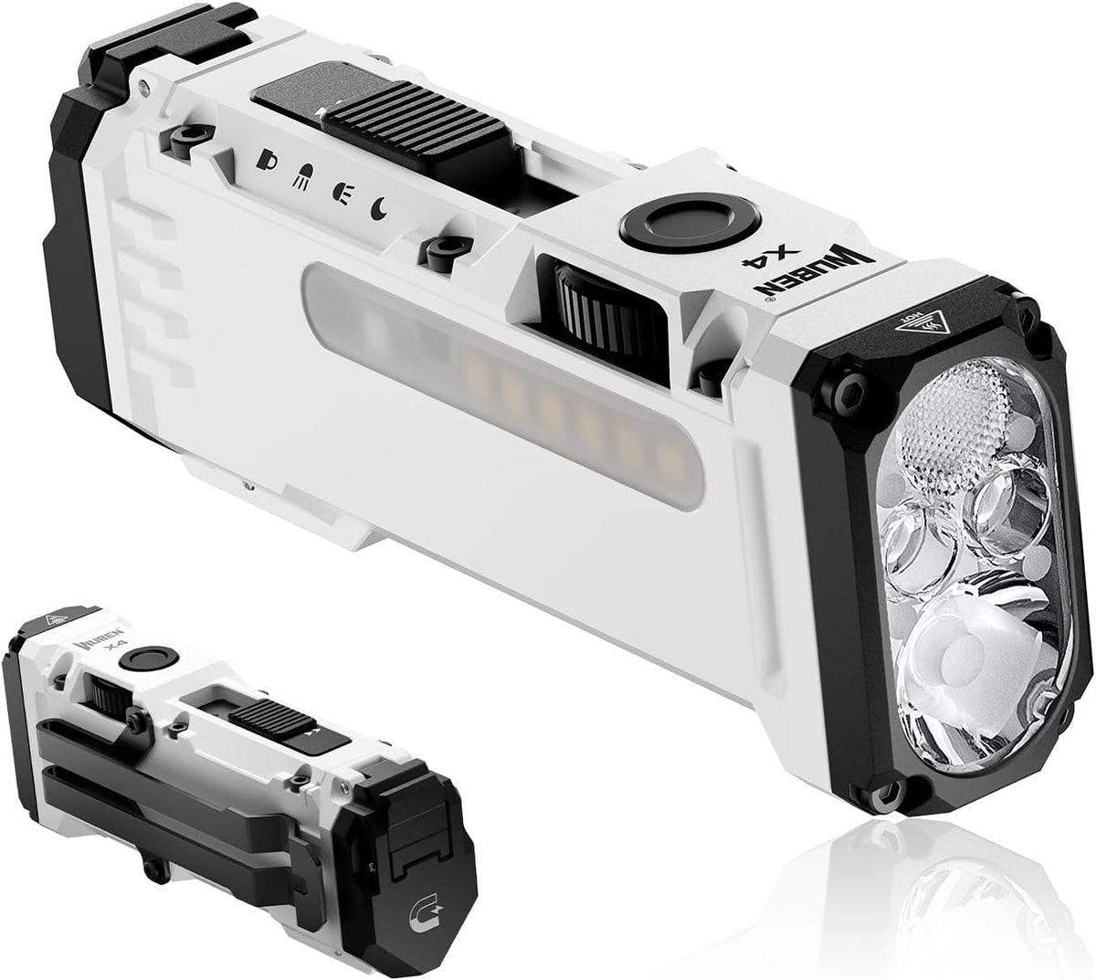 WUBEN Linterna compacta X4 EDC con luz RGB