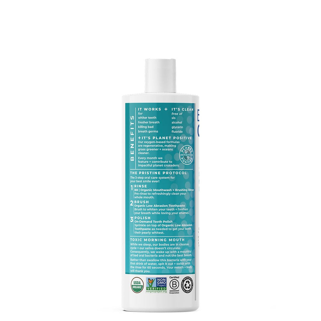 Essential Oxygen Enjuague de cepillado orgánico certificado BR, enj...