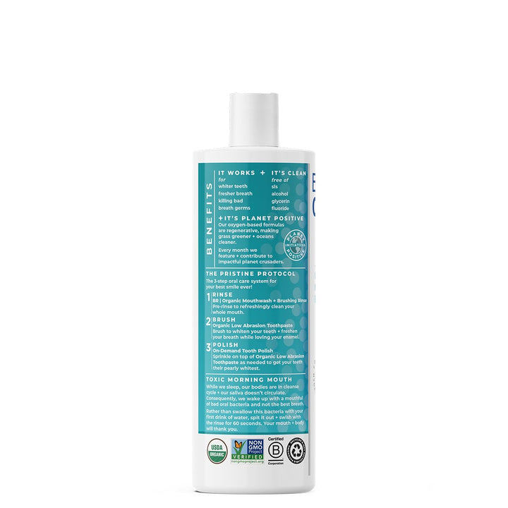 Essential Oxygen Enjuague de cepillado orgánico certificado BR, enj...