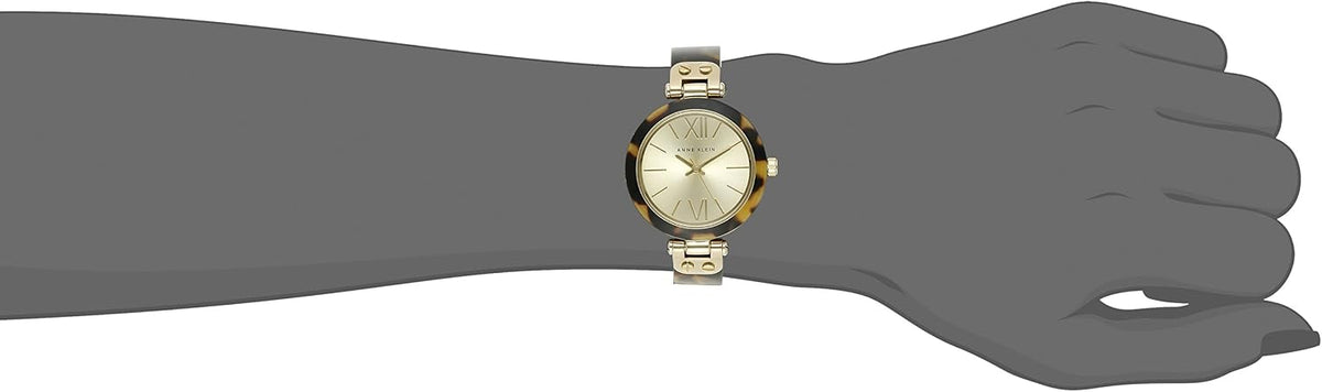 Anne Klein Reloj de pulsera de resina para mujer