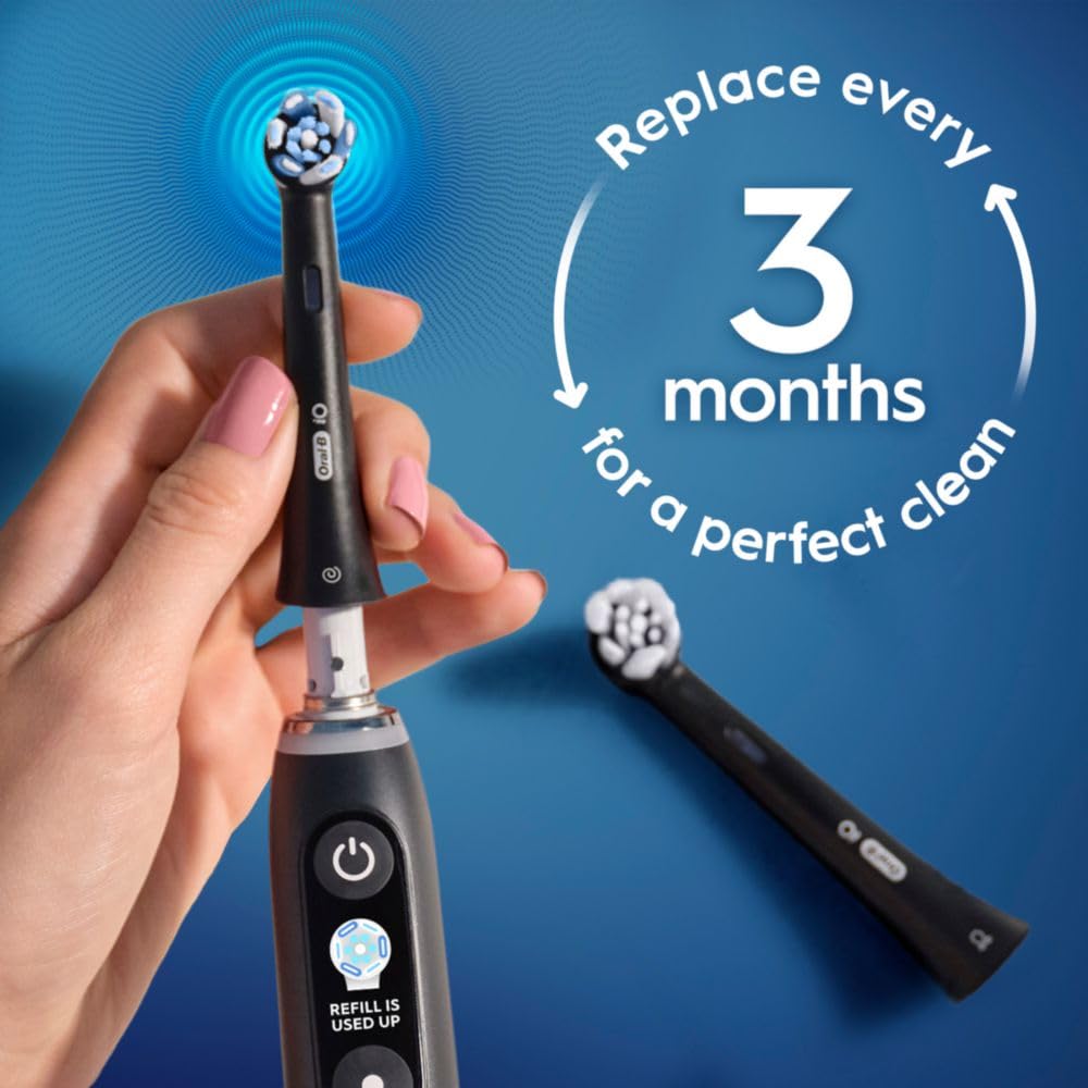 Oral-B iO Ultimate Clean Cabezales de cepillo de repuesto, 5 unidad...