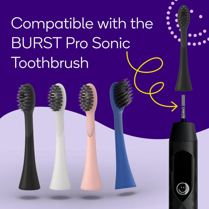 BURST Pro Sonic - Cabezales de repuesto originales para cepillo de...