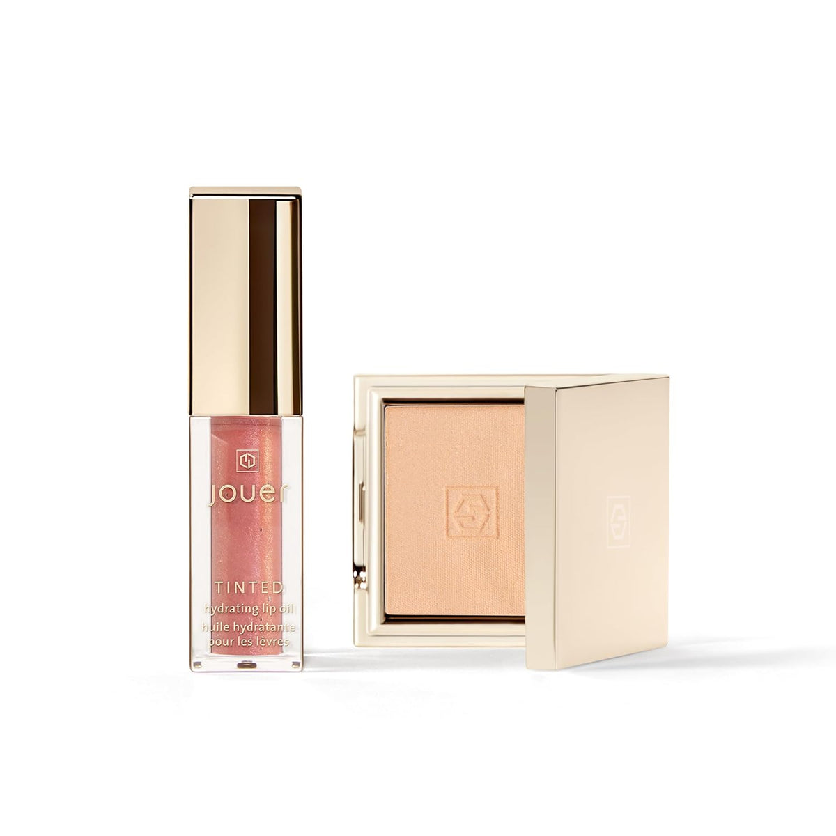 Jouer Radiant Rose Face + Juego de labios, polvo fijador translúcid...