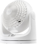 IRIS USA WOOZOO Ventilador de escritorio mediano, oscilante, inclin...