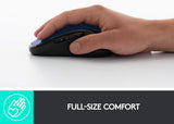 Logitech M510 - Mouse inalámbrico para computador Forma cómoda con...
