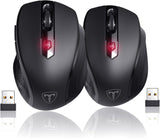 HOTWEEMS D-09 - Mouse inalámbrico para computadora portátil, Ergo G...